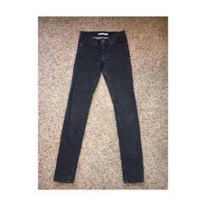 Levi Strauss skinny high rise slim fit jeans
